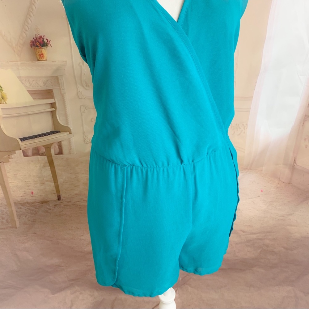 NEW ASOS Turquoise Beach Romper - Picture 7 of 10